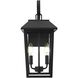 Riggs 2 Light 18 inch Black Outdoor Wall Sconce