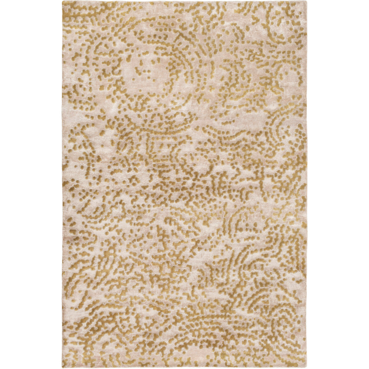 Shibui 96 X 60 inch Taupe/Tan/Light Gray Rugs, Semi-Worsted New Zealand Wool and Viscose