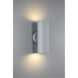 Matira LED 12 inch Satin Outdoor Wall Sconce