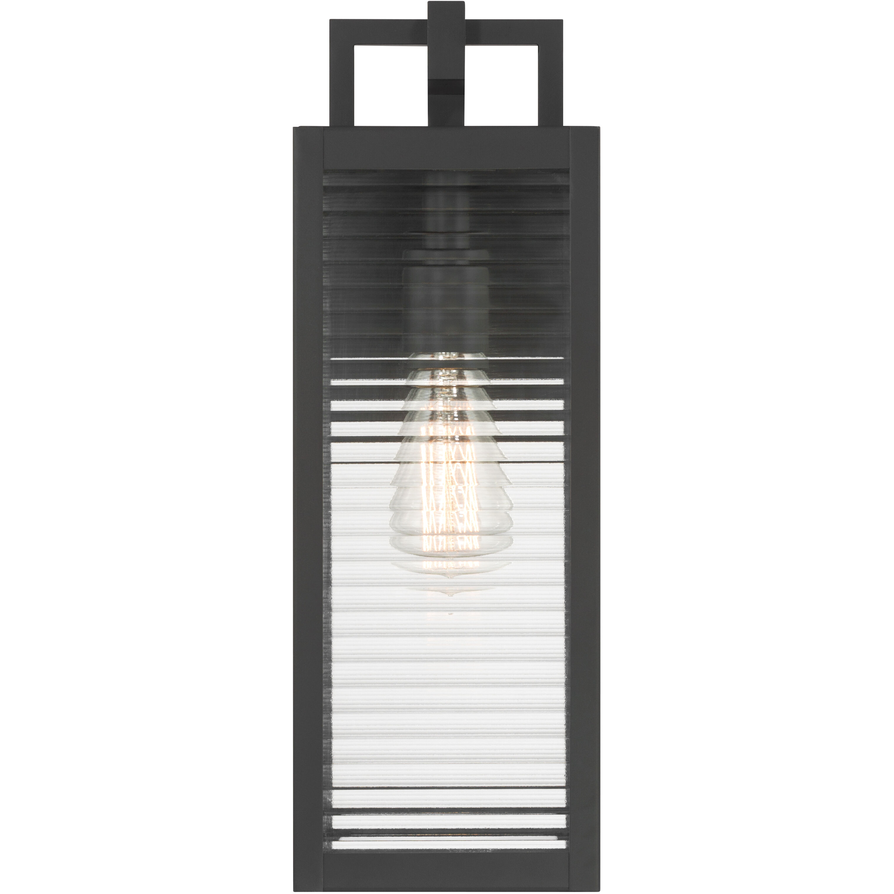 Edgewood 1 Light 16 inch Dark Matte Black Outdoor Wall Sconce