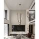 Ayers LED 43.25 inch Champagne Gold and Black and Brown Chandelier Ceiling Light