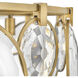 Nala LED 31 inch Heritage Brass Chandelier Ceiling Light