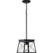 Briarwood 1 Light 10 inch Textured Black Pendant Ceiling Light