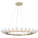 Oakwreath 1 Light 47 inch Polished Antique Brass Chandelier Ceiling Light
