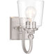 Antonia 1 Light 5.5 inch Brushed Nickel Bath Vanity Light Wall Light