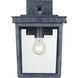 Belmont 1 Light 14 inch Graphite Outdoor Sconce
