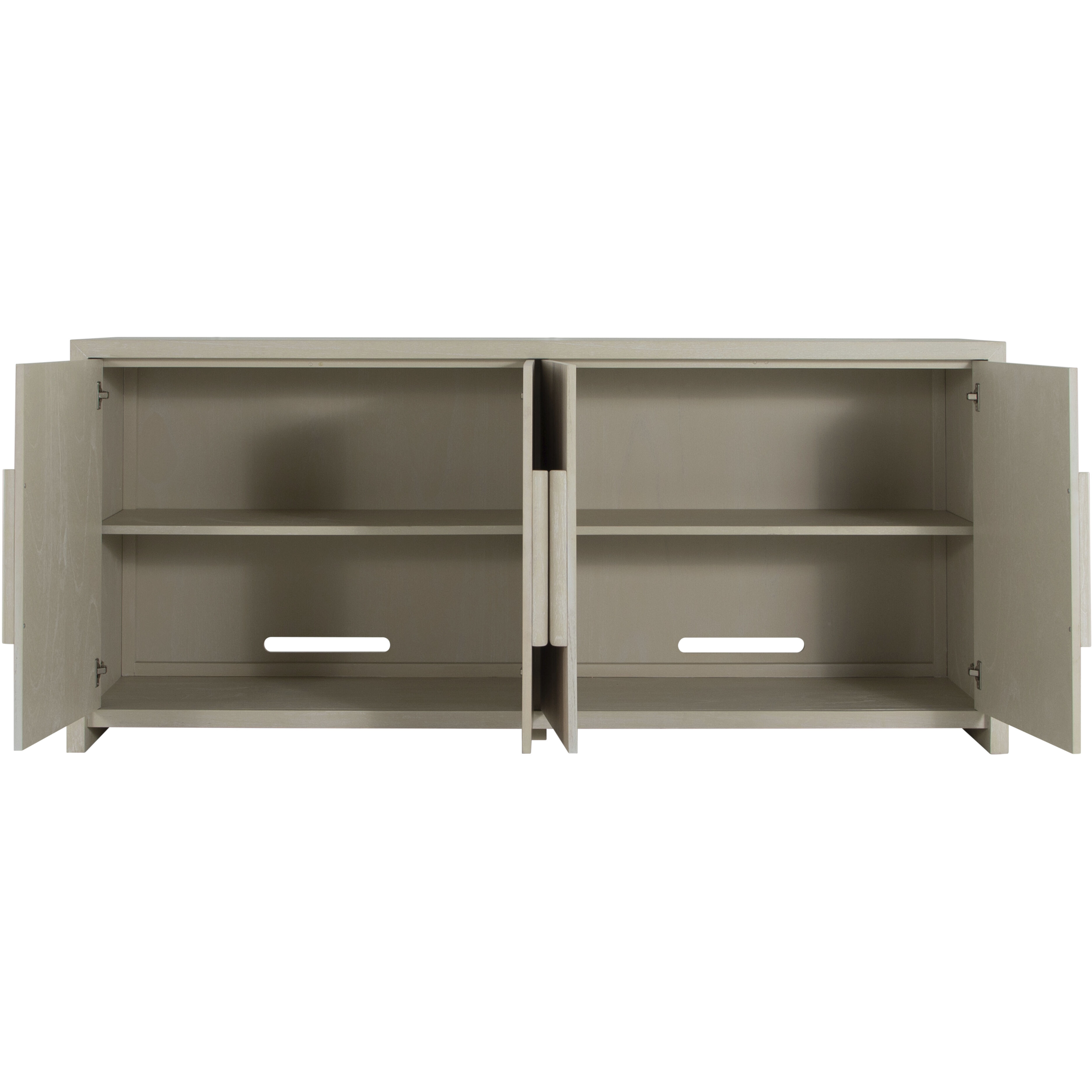 Zachariah Natural Spalted / Cerused White Cabinet