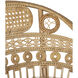 Eugenie Natural and Green and Linho Loden Accent Chair