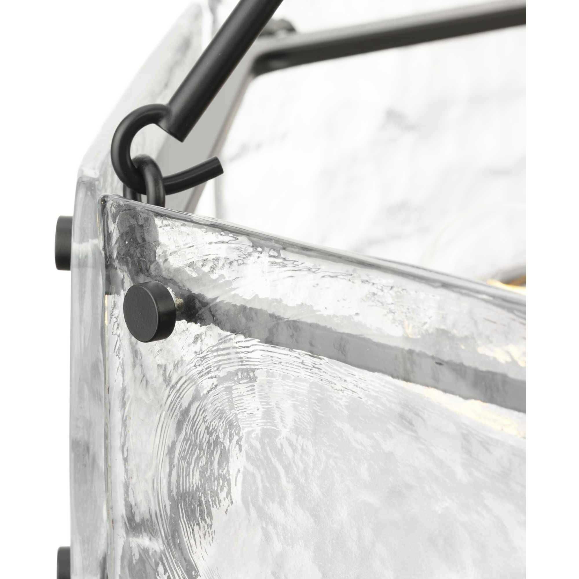 Rivera 6 Light 30 inch Matte Black Chandelier Ceiling Light, Design Series