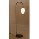 Swan 74 inch 60.00 watt Matte Black Floor Lamp Portable Light