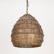 Gilda 1 Light 20 inch Antique Brass Single Pendant Ceiling Light