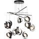 Riza 10 Light 41 inch Ink Mobile Pendant Ceiling Light