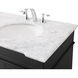 Wesley 72 X 22 X 35 inch Black Vanity Sink Set