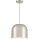 Vantage Pendants 1 Light 11 inch Brushed Nickel Pendant Ceiling Light