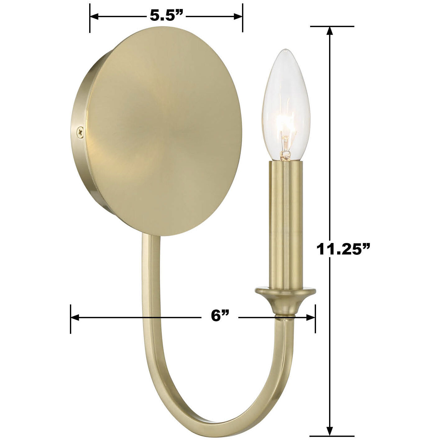 Stone Canyon Sconce Wall Light in Gold