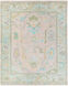 Ushak 120 X 96 inch Light Blue Rug in 8 x 10, Rectangle