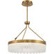 Landon LED 27 inch Warm Brass Pendant Ceiling Light