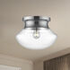 Alora Mood Marcel 1 Light 10.88 inch Chrome Flush Mount Ceiling Light