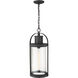 Roundhouse 1 Light 9.25 inch Black Outdoor Chain Mount Ceiling Fixture
