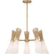 Vantrel 5 Light 26.25 inch Legacy Brass Chandelier Ceiling Light