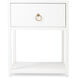 Lark White End or Side Table