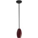 Merlot LED 3.5 inch Oil Rubbed Bronze Pendant Ceiling Light