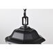 Hopkins 7 inch Matte Black Outdoor Hanging Lantern