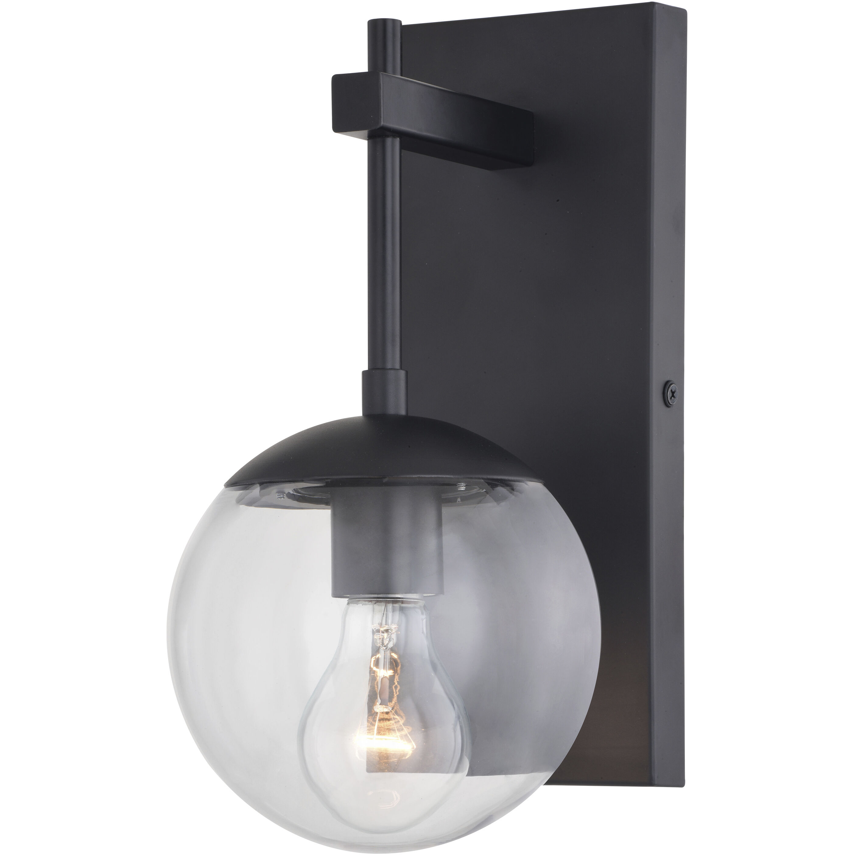 Keeler LED 12 inch Matte Black Outdoor Wall