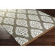 OWI 72 X 48 inch Sage/Cream/Brown Handmade Rug