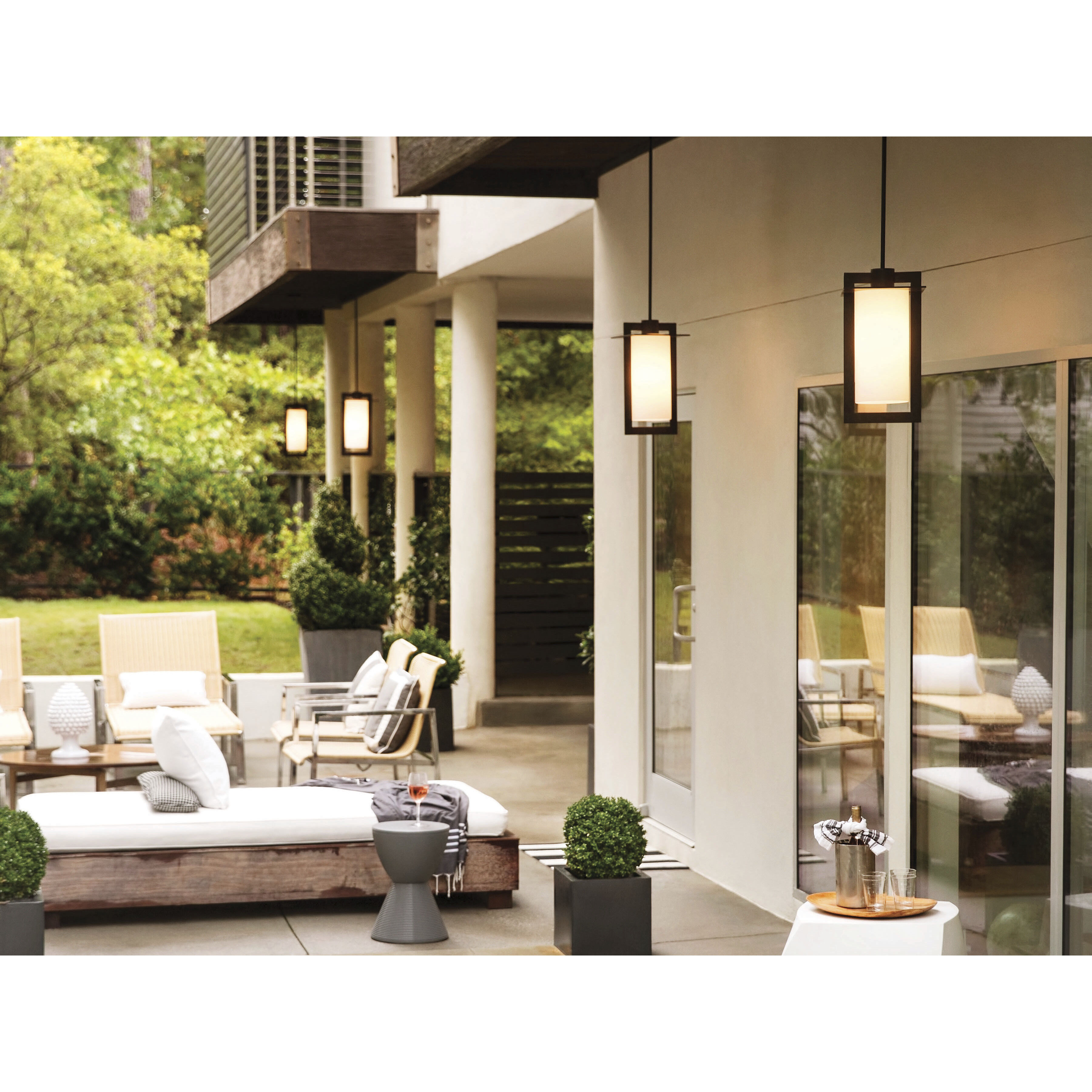 Colfax 1 Light 9.5 inch Bronze Outdoor Hanging Lantern