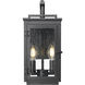 Hartwell 2 Light 13.75 inch Sand Black Outdoor Wall Light