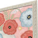 Bouquet Still Life Red and Green and Pink and Yellow Framed Art