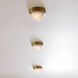 Lennon 1 Light 5.5 inch Antique Brass Flush Mount Ceiling Light