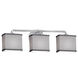 Textile LED 25 inch Polished Chrome Bath Bar Wall Light