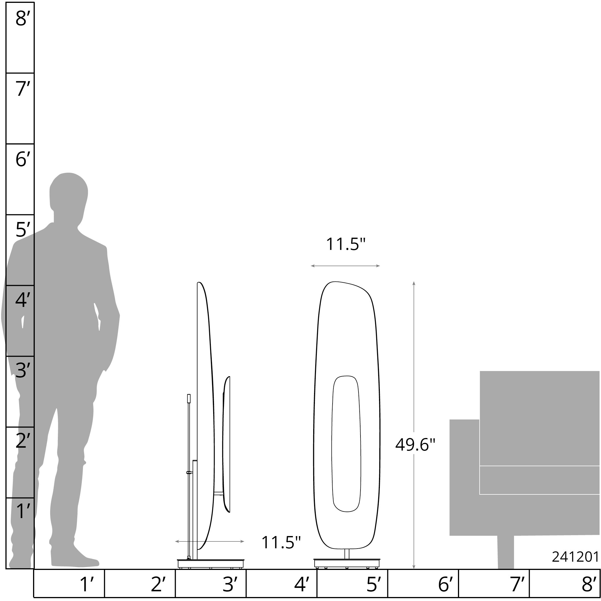 Shield 49.6 inch 18.00 watt Oil Rubbed Bronze/Modern Brass Floor Lamp Portable Light