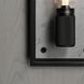 Caged Wall Light in White Marble