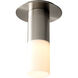 Pilar 1 Light 5.88 inch Satin Nickel Flush Mount Ceiling Light