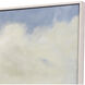 Late in the Day Blue and Green and White and Yellow Canvas, The Studio