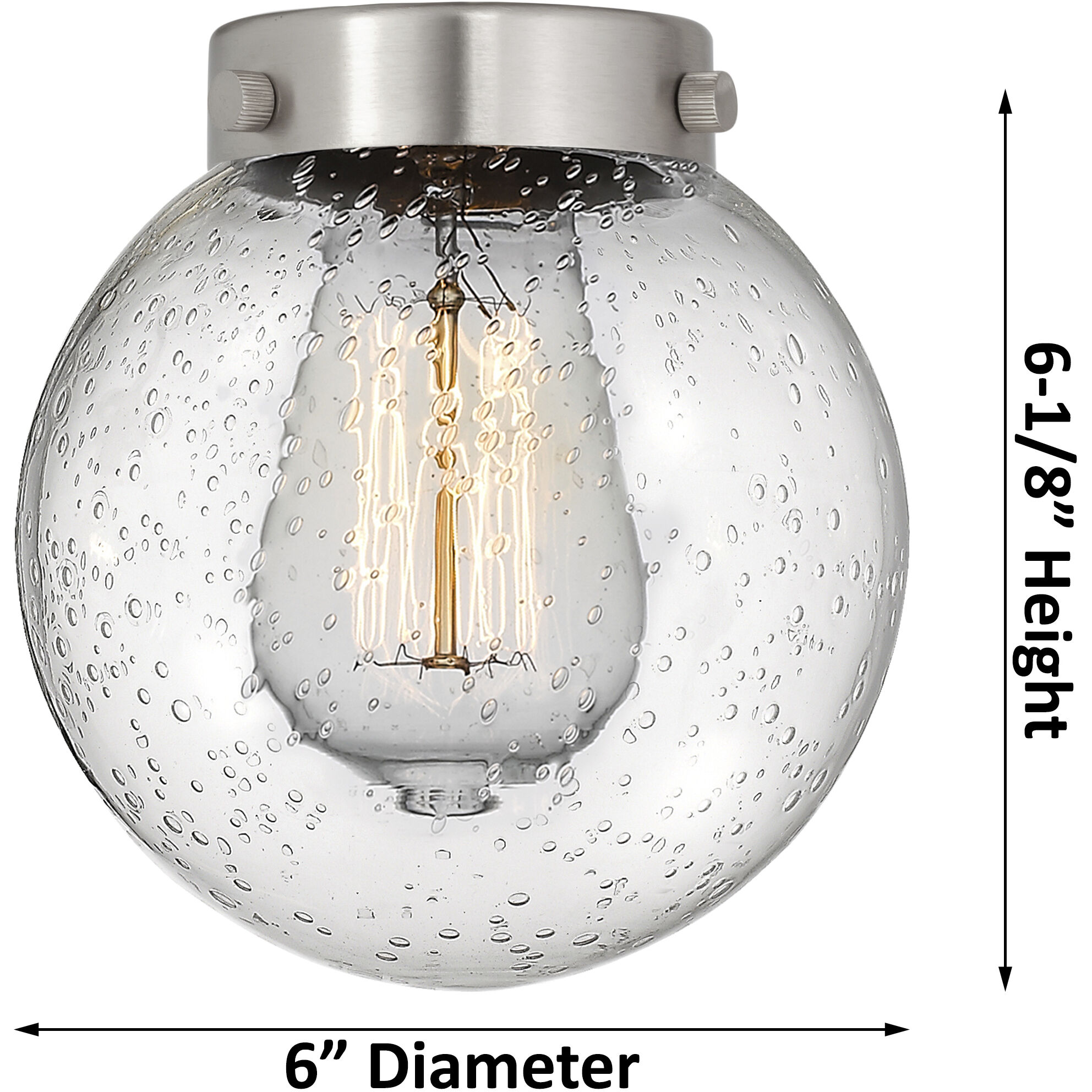 Franklin Restoration Beacon 1 Light 6 inch Satin Gold Mini Pendant Ceiling Light in Incandescent, Seedy