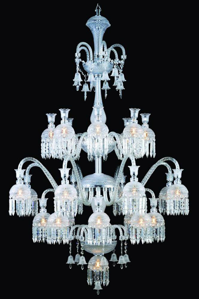 Majestic 19 Light 39 inch Chrome Foyer Ceiling Light in Clear