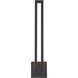 Music LED 24 inch Sand Coal Outdoor Wall Mount