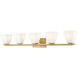 Annalise 5 Light 42 inch Modern Gold Vanity Wall Light