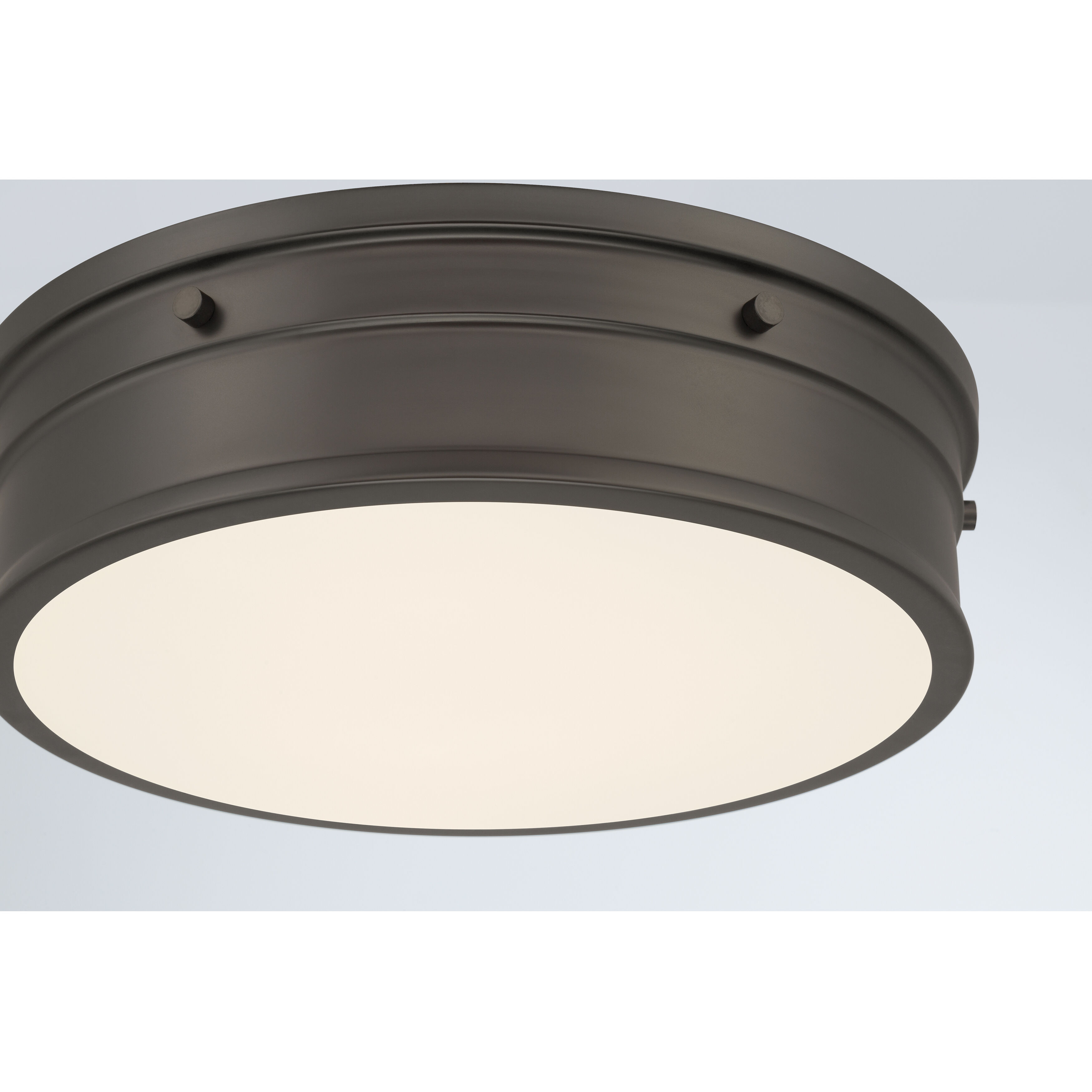 Marnex LED 13 inch Plated Dark Bronze Flush Mount Ceiling Light