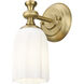 Orion 1 Light 4.75 inch Modern Gold Wall Sconce Wall Light