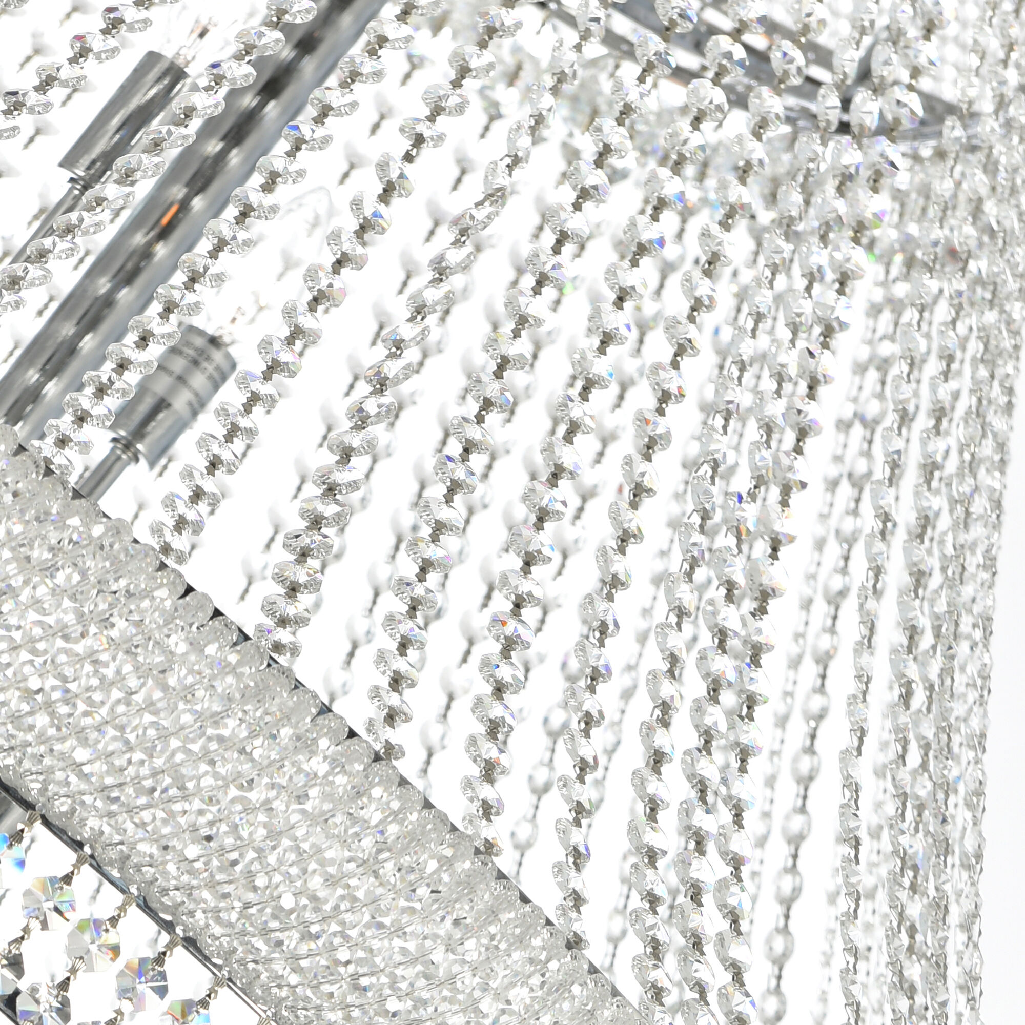 Empire 42 Light 50 inch Chrome Down Chandelier Ceiling Light