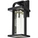 Uriah 1 Light 16 inch Black Outdoor Wall Sconce