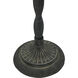 Anita 29.5 X 11.9 inch Black and Brown Side Table