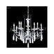 Tassel 12 Light 30 inch Silver Crystal Chandelier Ceiling Light