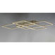 Traverse LED LED 23.5 inch Champagne Flush Mount Ceiling Light