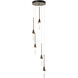 Lilium 5 Light 12.3 inch Bronze Multi-Light Pendant Ceiling Light